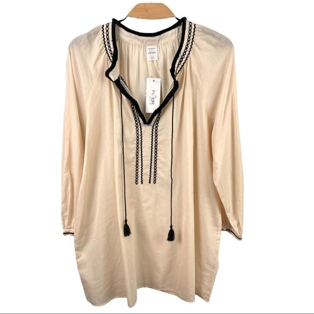 ** NEW Piper Bohemian Swim Cover Up in Summer Sorbet Size M